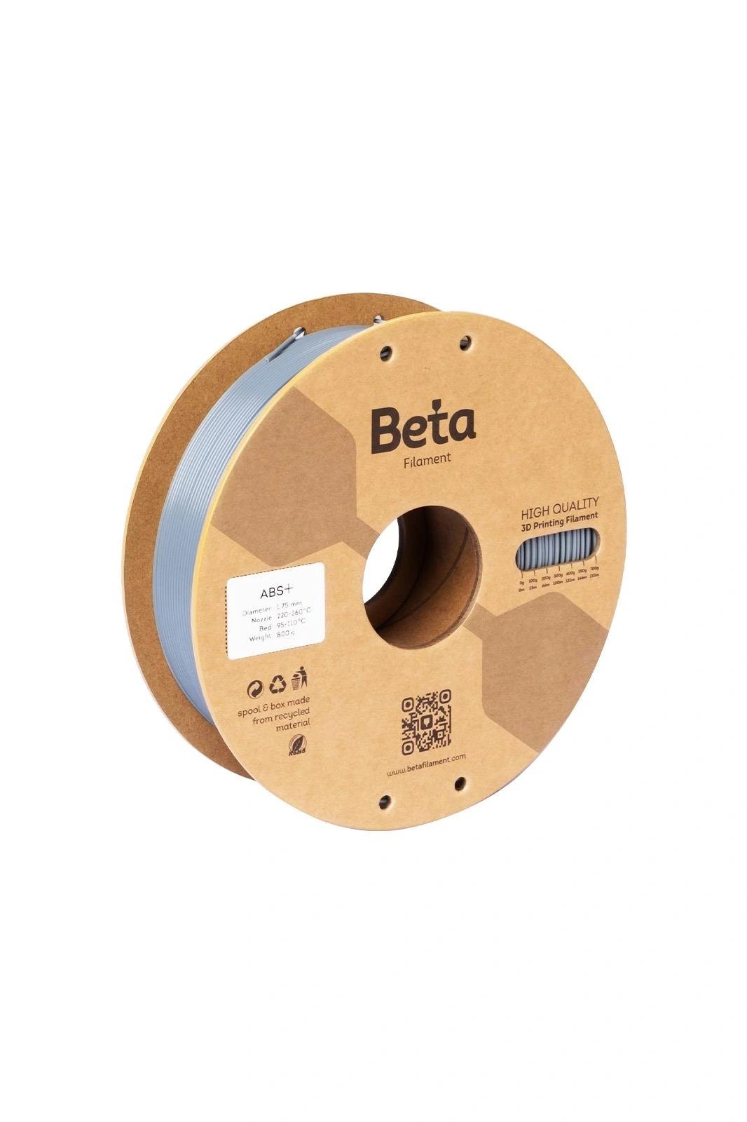 Beta ABS+ Filament Gri – 1.75mm