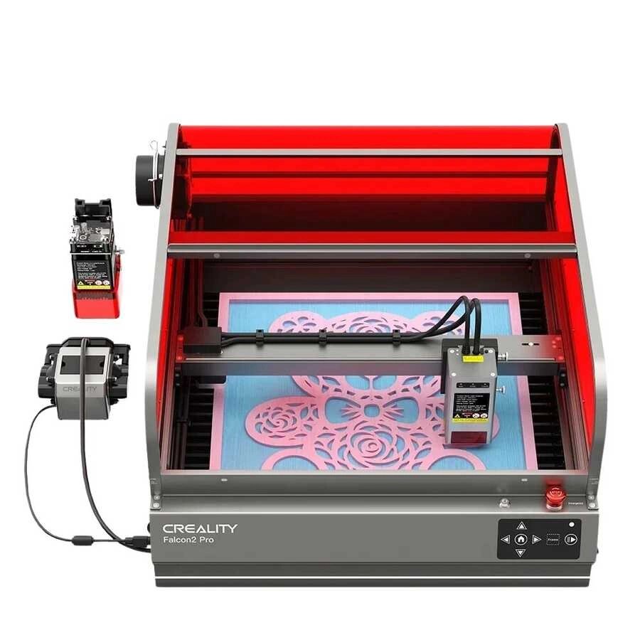 Creality Falcon2 Pro 40W Kapalı Lazer Kesim ve Kazıma Makinesi