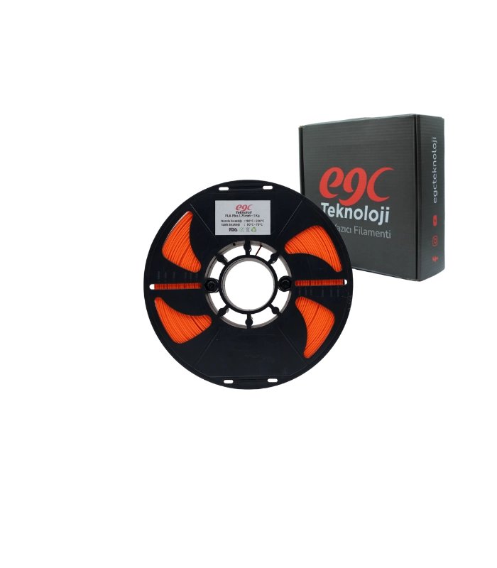 EGC Turuncu Pla Plus Filament - 1 Kg - 1.75mm