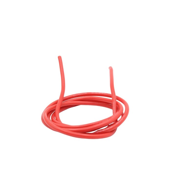 14 AWG Silikon Kablo - 1 Metre - Kırmızı