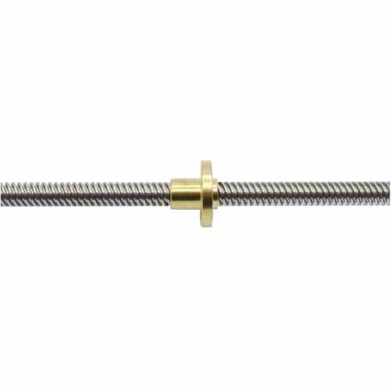 3D Yazıcı 200mm T8 Trapez Mil - 8 Hatve