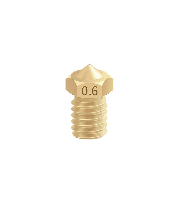 0.6mm E3D V5/V6 Pirinç Nozzle - 1.75mm