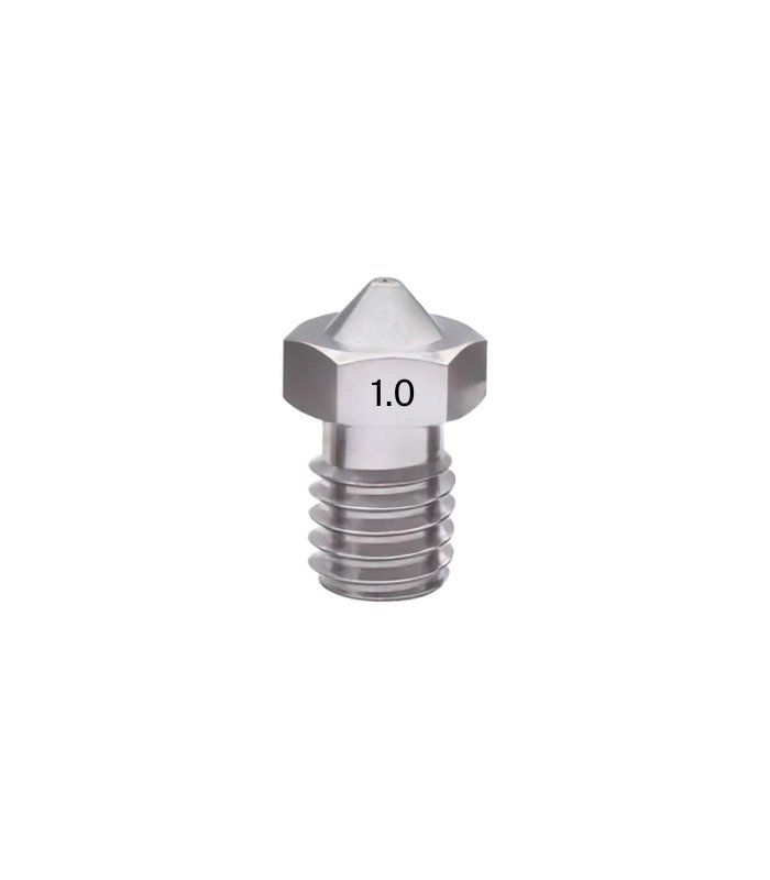 1.0mm E3D V5/V6 Çelik Nozzle - 1.75mm