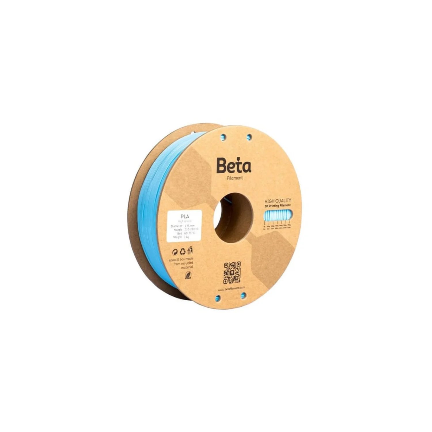 BETA Gökyüzü Mavisi PLA High-Speed Filament - 1.75mm - 1 Kg