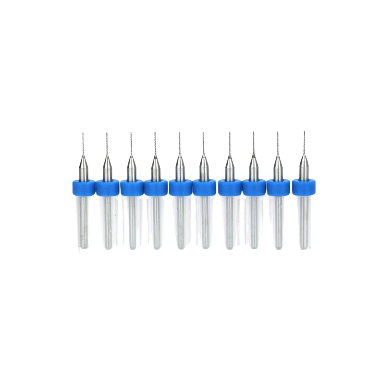 PCB Mini CNC Mikro Karbür Matkap Ucu Seti - 10 Adet 0.5mm Drill Bits