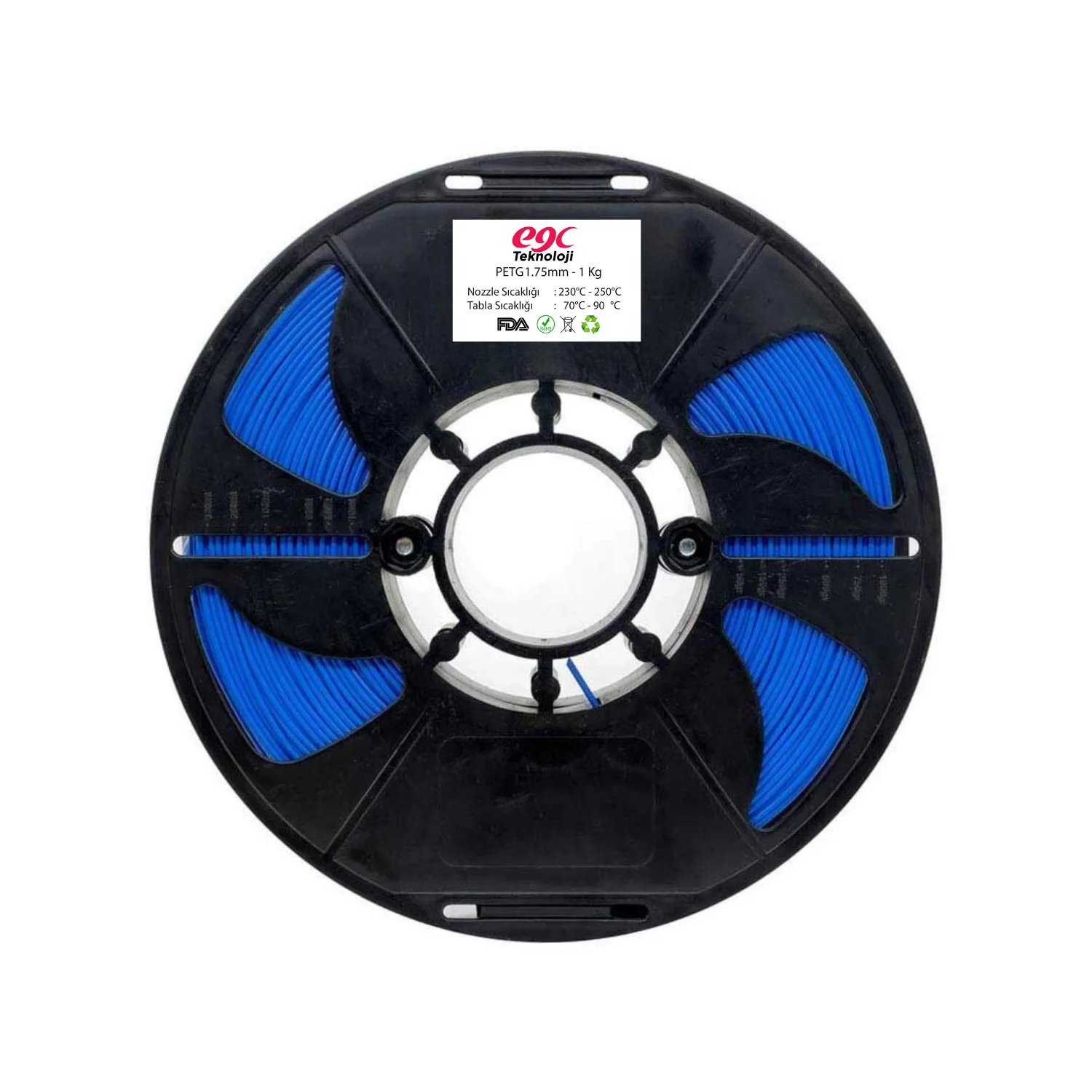 EGC Mavi Petg Filament - 1.75mm - 1Kg