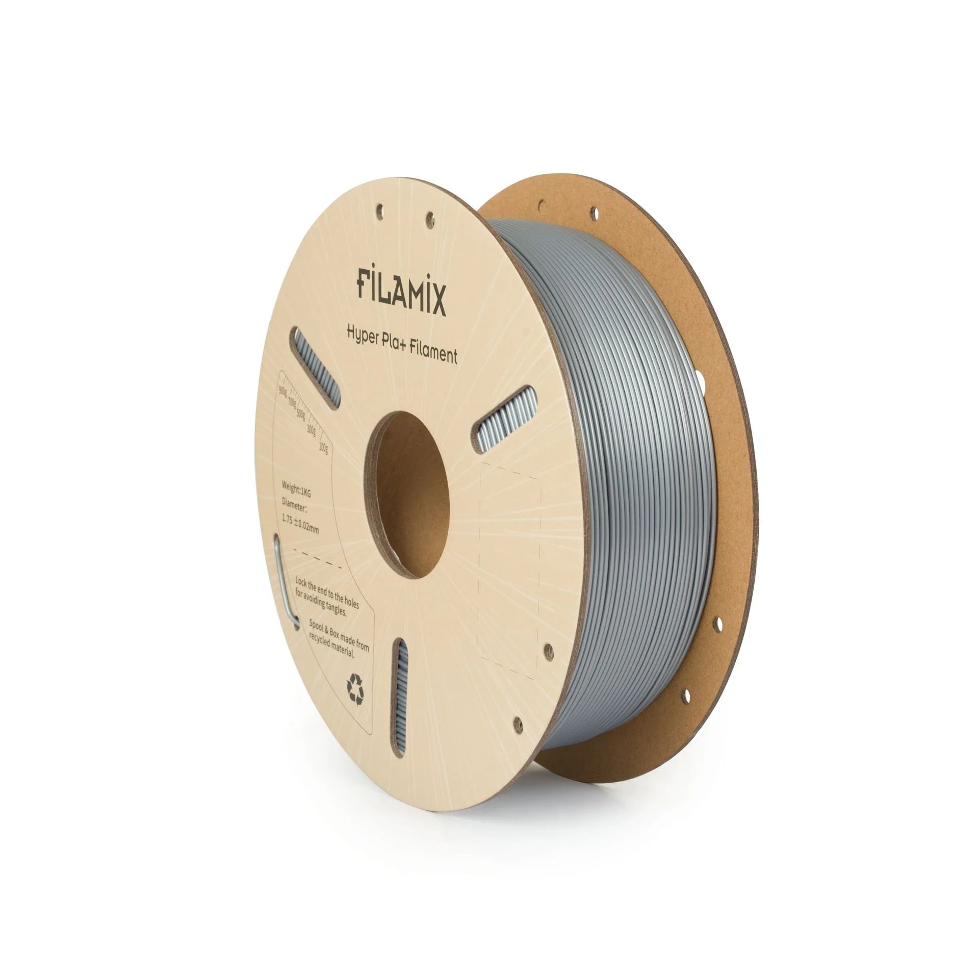 Filamix Gümüş Hyper Speed PLA Filament - 1.75mm - 1 Kg