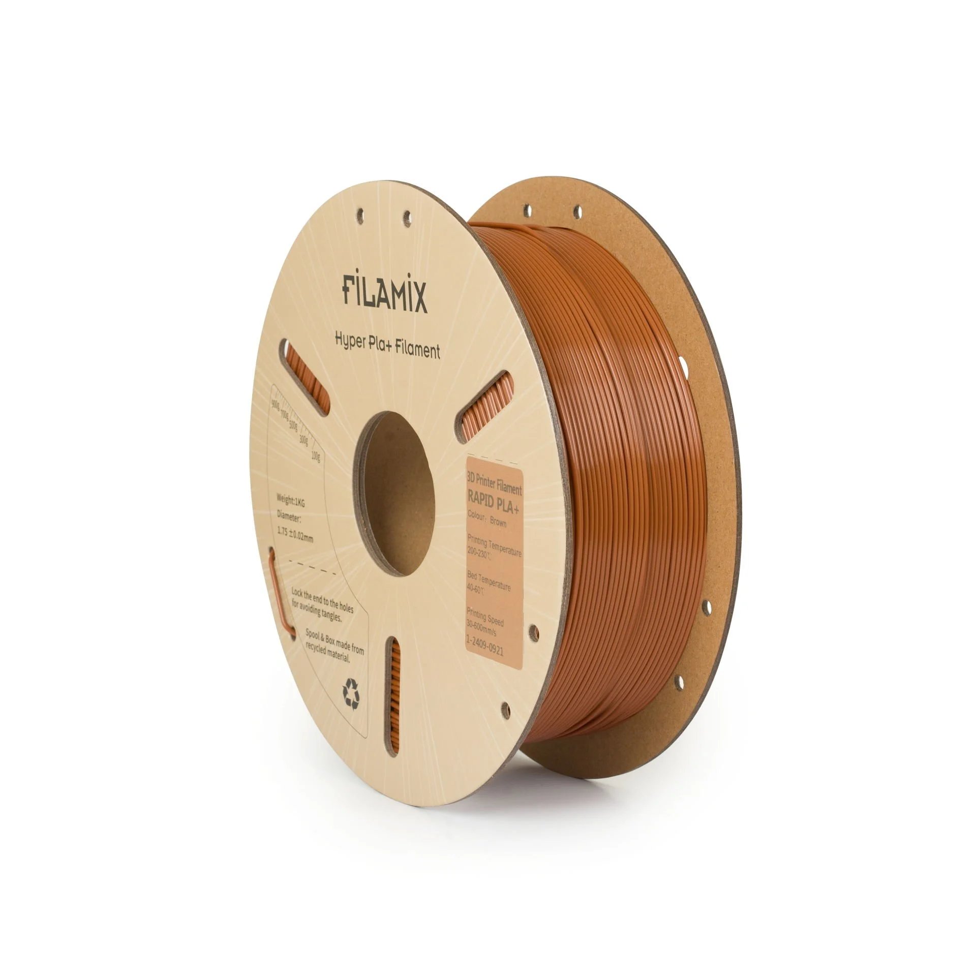 Filamix Kahverengi Hyper Speed PLA Filament - 1.75mm - 1 Kg