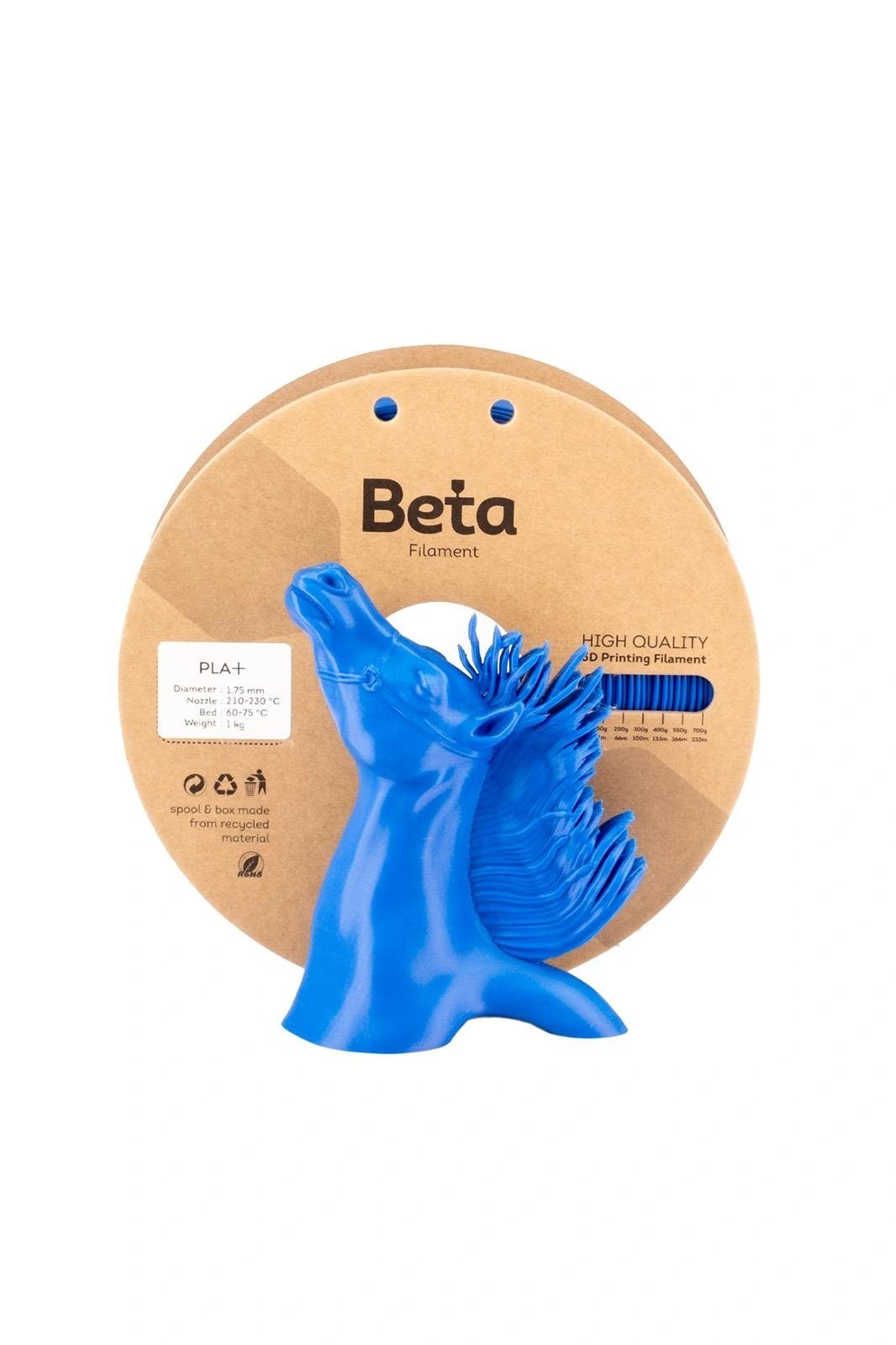 BETA Derin Mavi PLA+ Filament - 1.75mm - 1 Kg