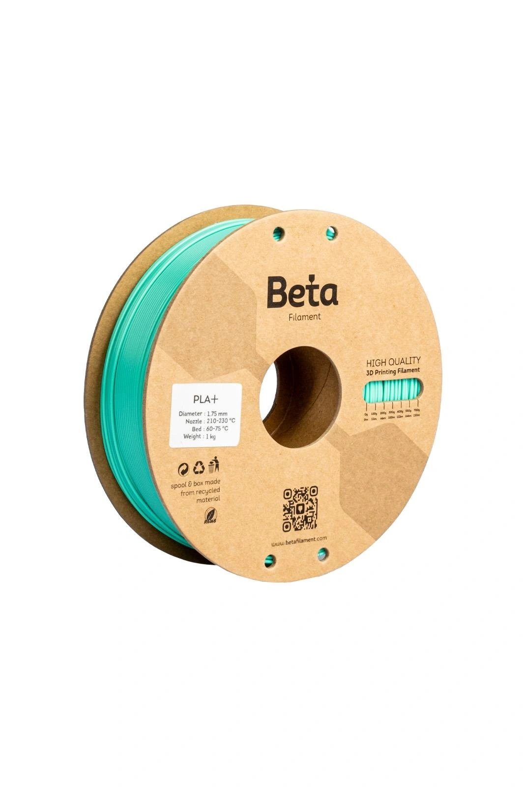 BETA Su Yeşili PLA+ Filament - 1.75mm - 1 Kg